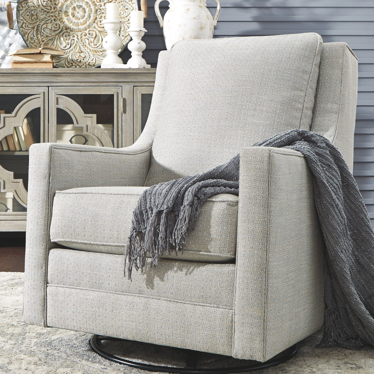 Kambria - Swivel Glider Accent Chair