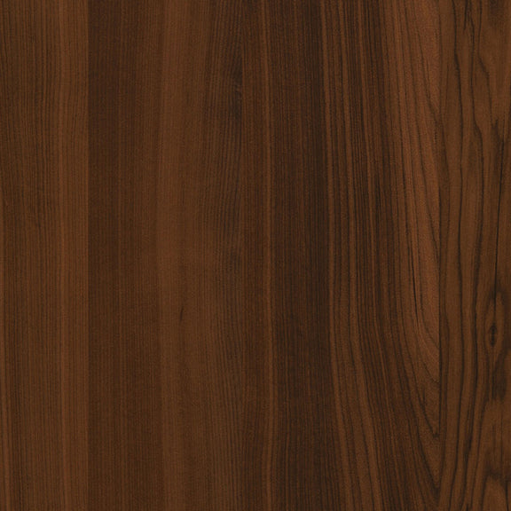 Walnut media stand woodgrain close-up with dark brown finish