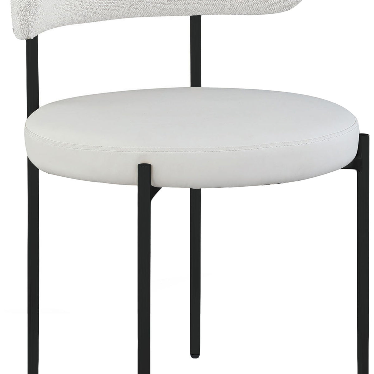 Beacon - Faux Leather Dining Chair With Black Legs (Set of 2)