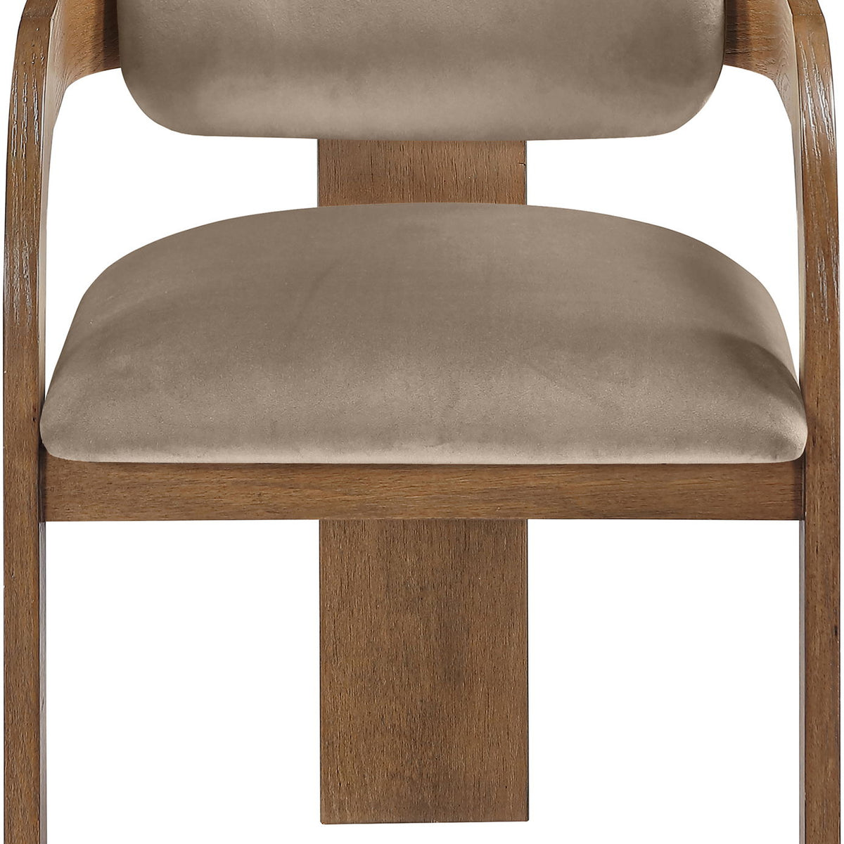 Cedra - Velvet Performance Fabric Upholstered Dining Chair (Set of 2) - Brown Frame