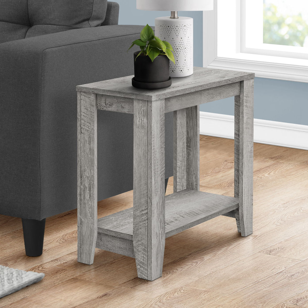 Accent Table, Side Transitional, Elegant Design