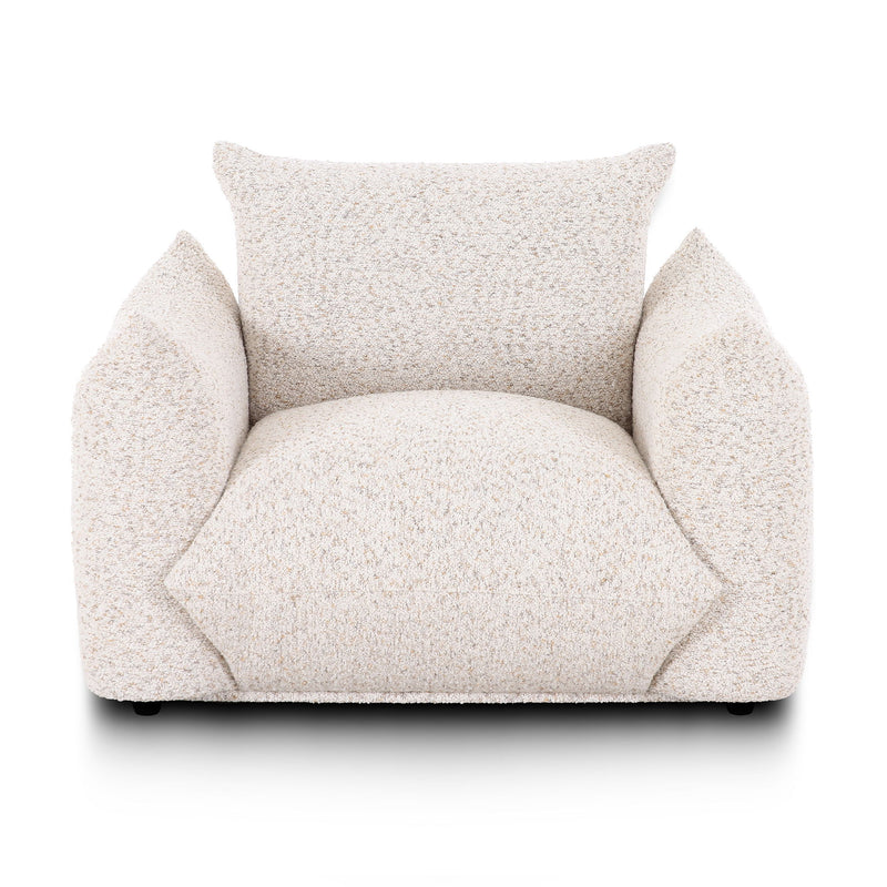 Saint Tropez - Nubby Fabric Armchair - Sand