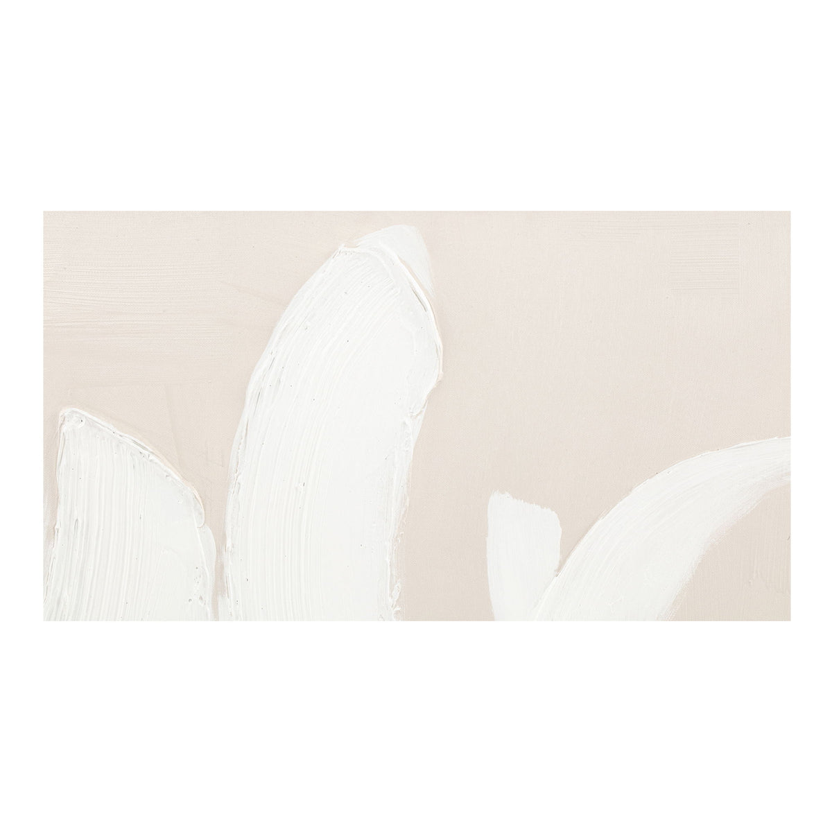Chorus - Framed Canvas Painting - Beige