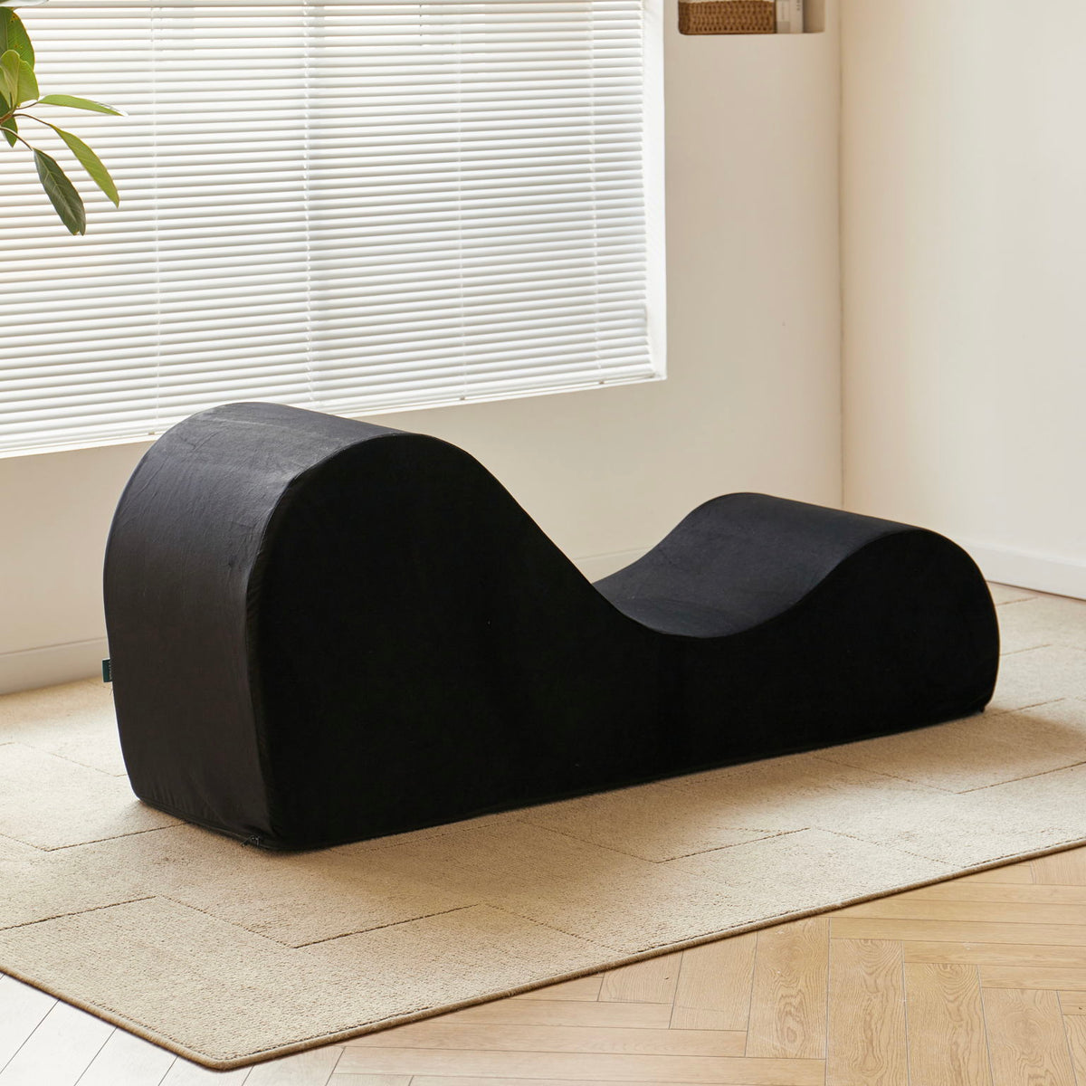 Solace - Chaise Lounge Chair Relaxation, Ergonomic Design With Soft Yet Firm High Density Foam Core