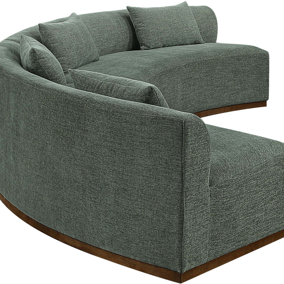Avanti - 182.5" Chenille Fabric Upholstered 2 Piece Modular Sectional
