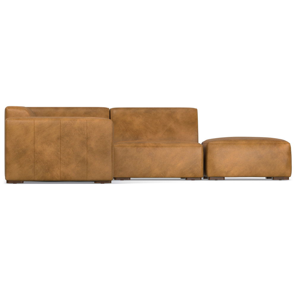 Rex - Handcrafted Sectional Sofa And Ottoman