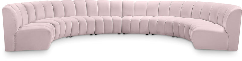 Infinity - 8 Piece Velvet Modular Sectional