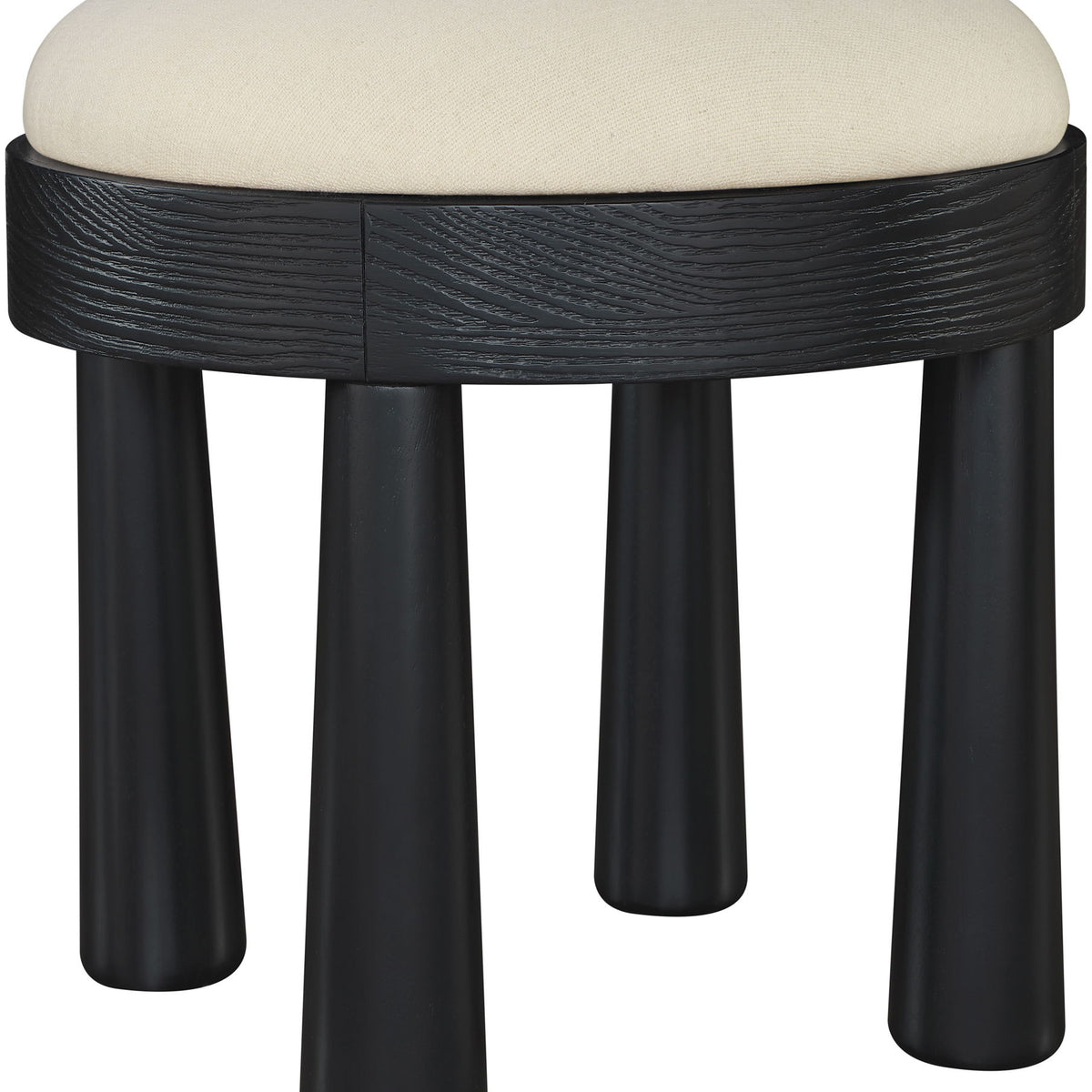 Larea - Upholstered Ottoman - Cream