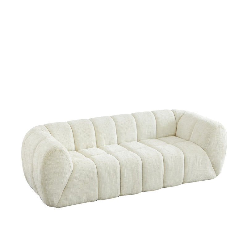 Modern Sofa With Piano Key Backrest