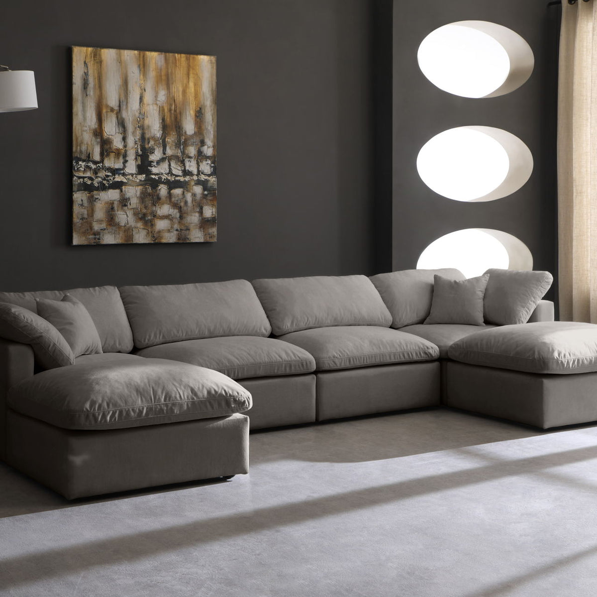 Plush - 6 Piece Modular Sectional
