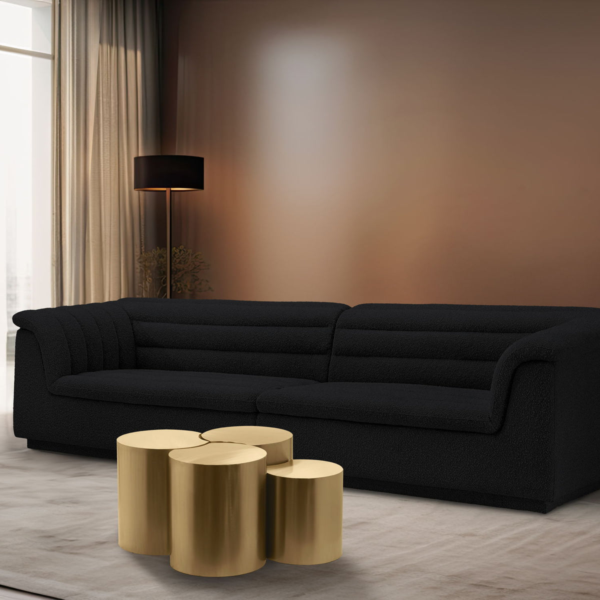 Dimple - 20" 4 Piece Modular Coffee Table