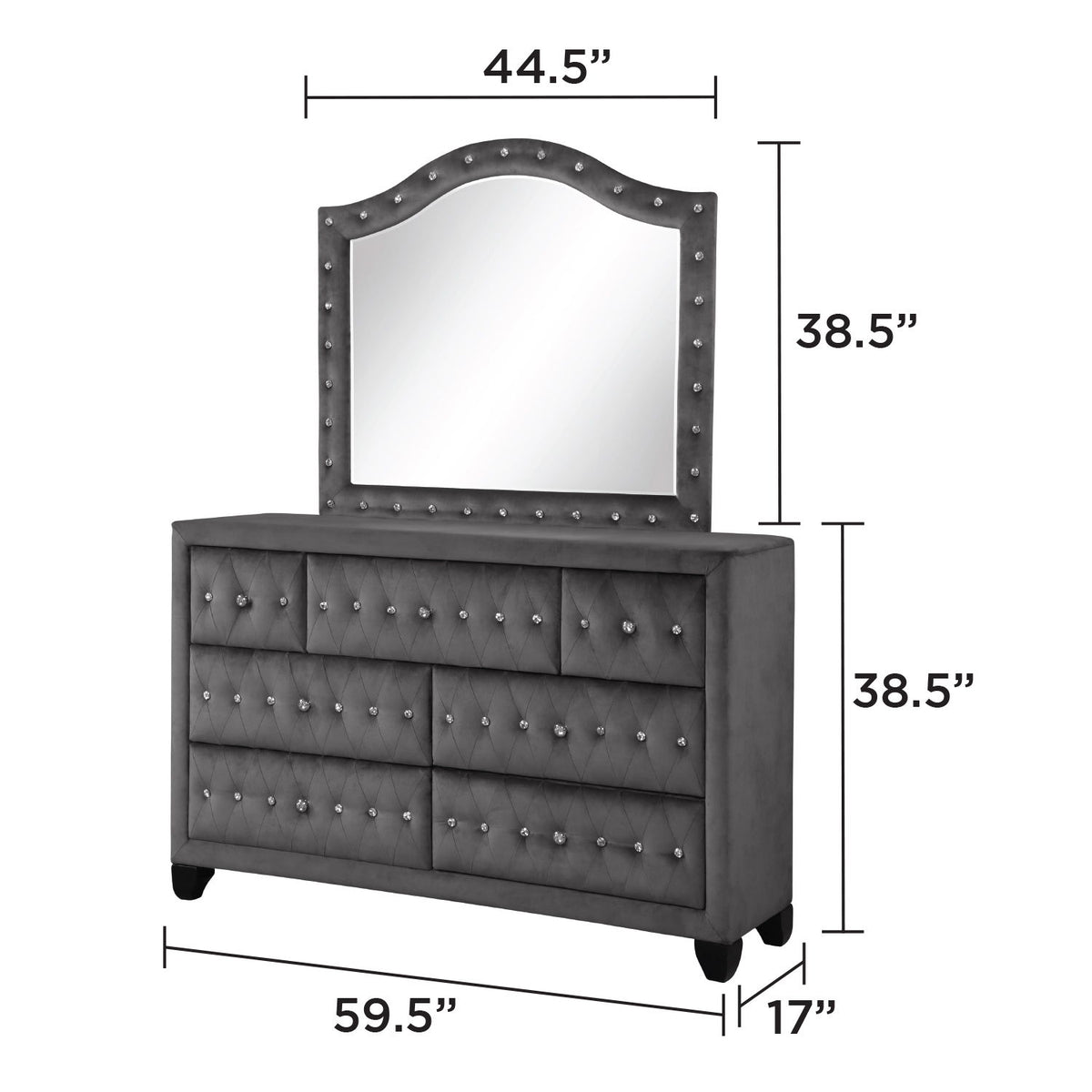 Sophia - Upholstered Bedroom Set