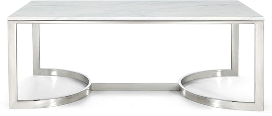 Copley - Coffee Table - Pearl Silver