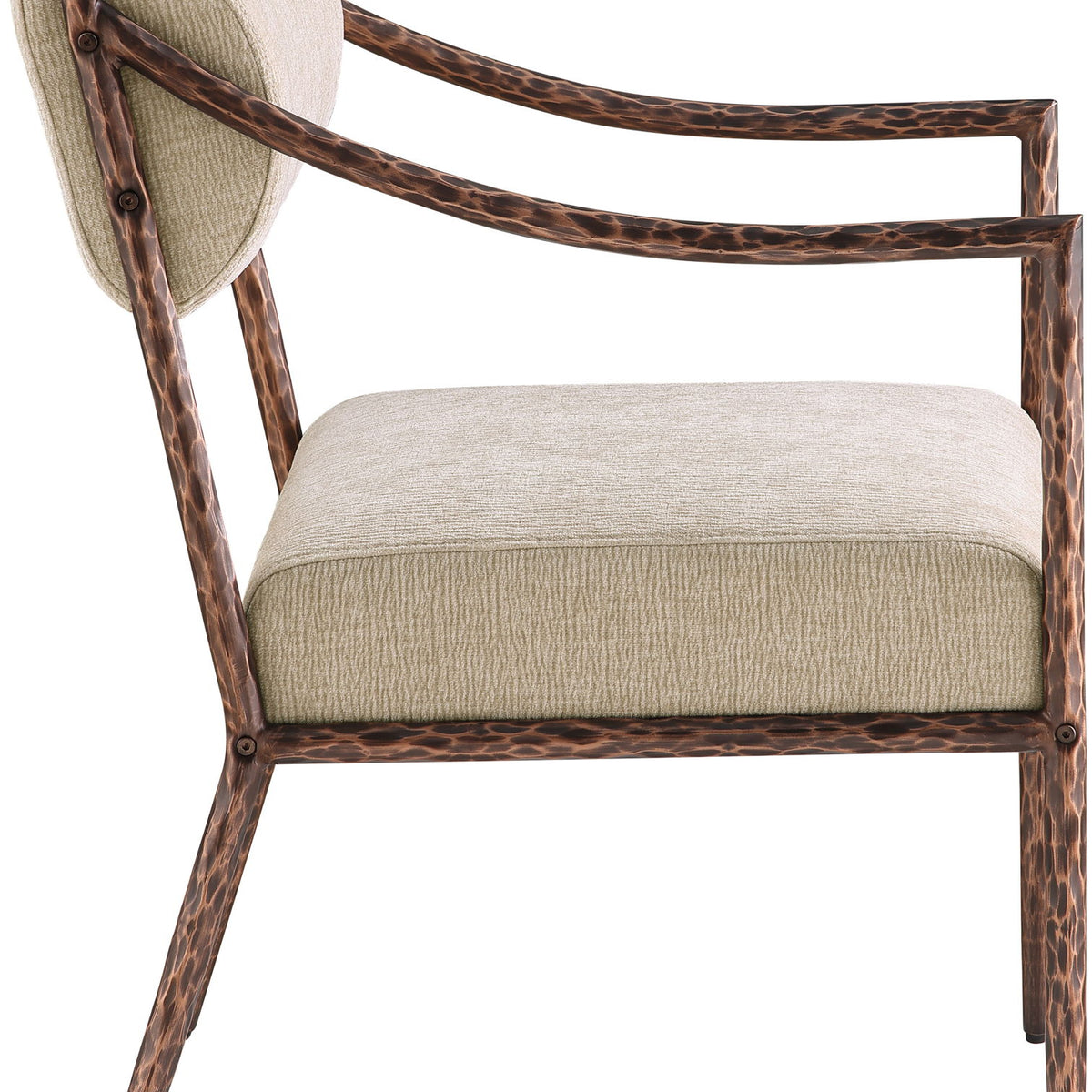 Bastille - Upholstered Dining Arm Chair (Set of 2) - Bronze Frame
