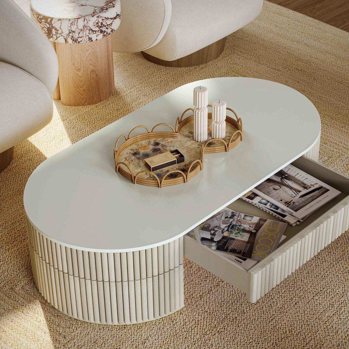 Corey - Figure Eight Bamboo Tray - Multi