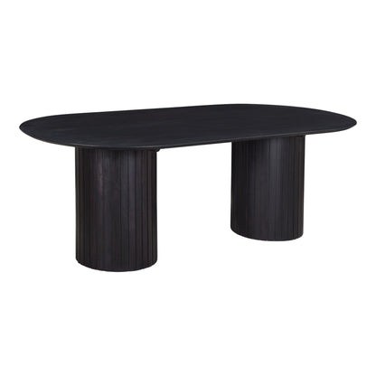 Povera - Dining Table - Black - Acacia Wood