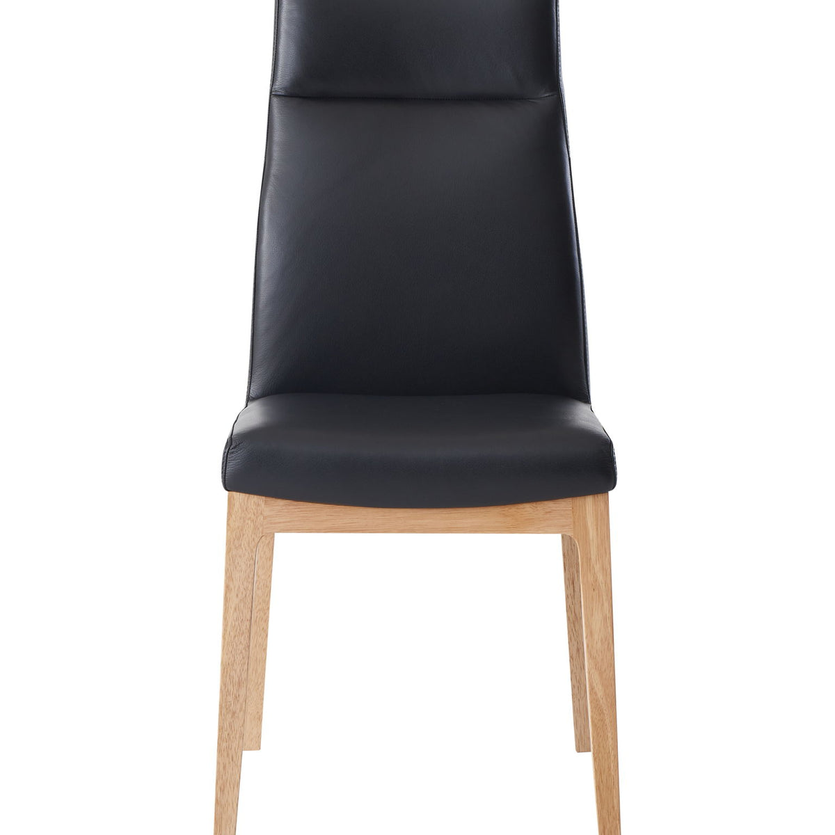 Raquan - Leather Side Chair (Set of 2) - Black Pu