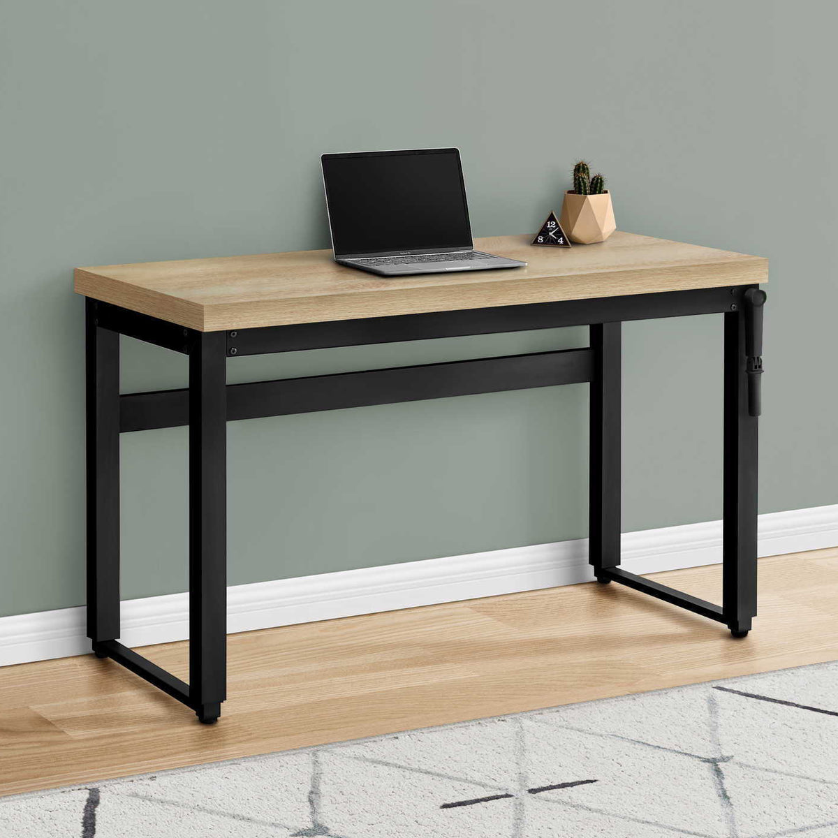Computer Desk, Home Office, Standing, Adjustable, Laptop, Contemporary & Modern