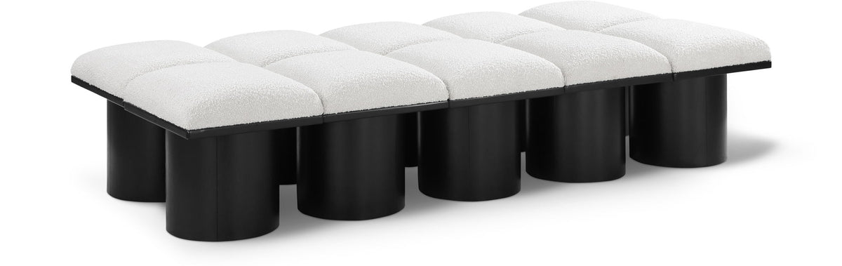 Pavilion - 10 Piece Modular Bench With Black Base