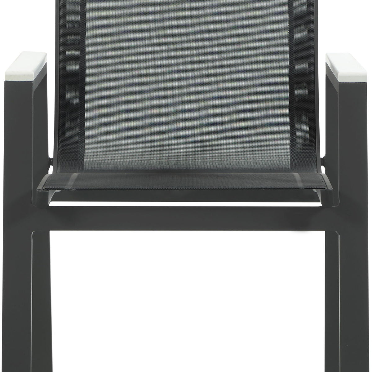 Nizuc - Outdoor Patio Dining Arm Chair With Gray Frame (Set of 2)