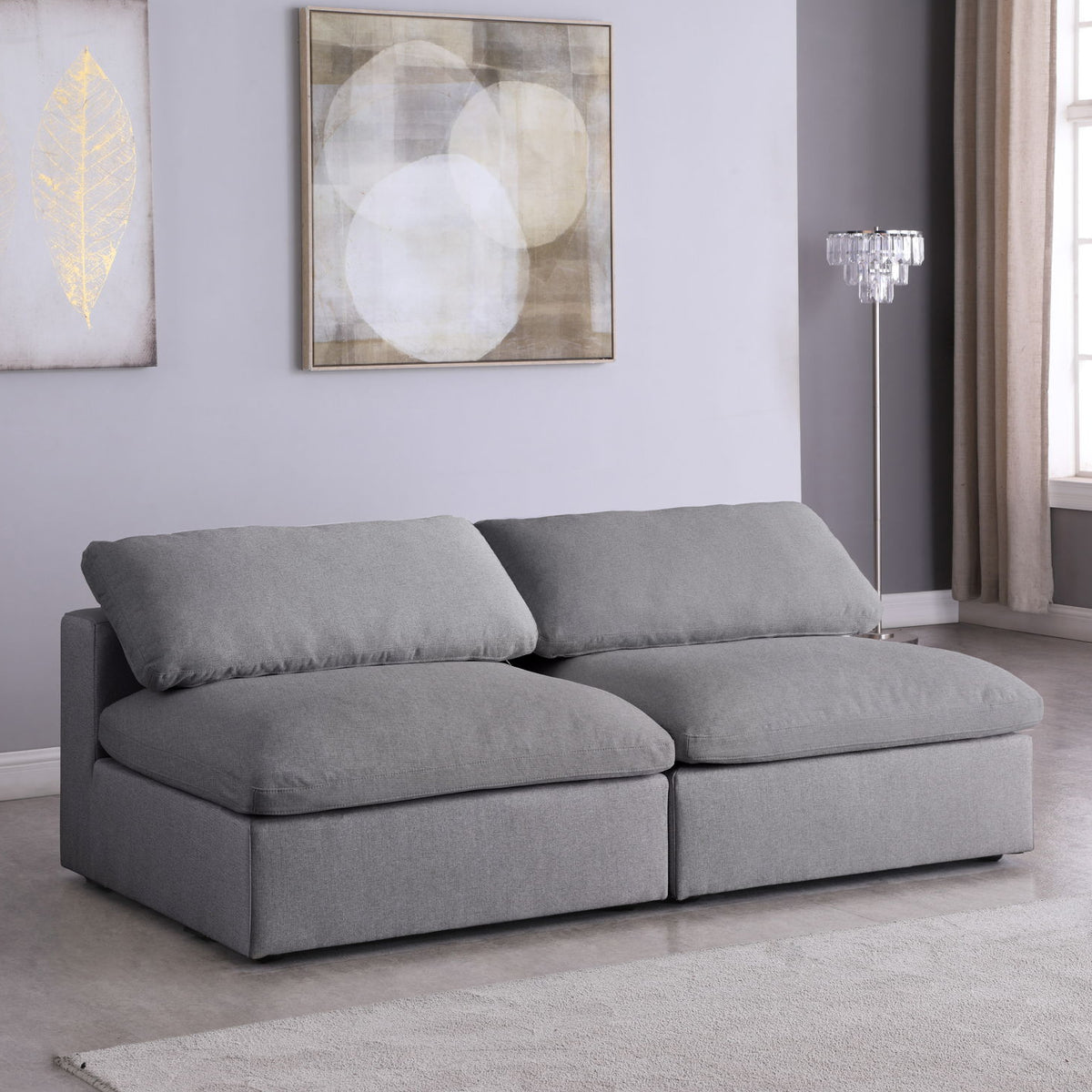Serene - Modular Armless 2 Seat Sofa