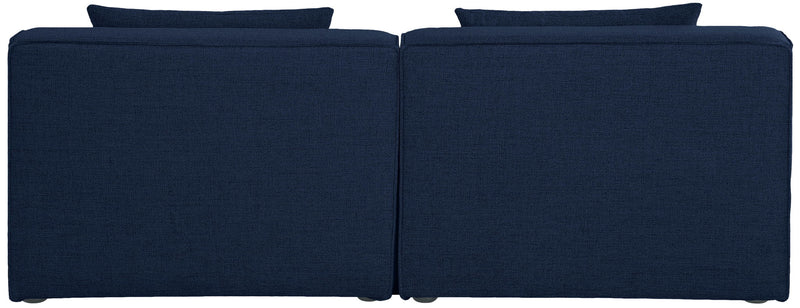 Cube - Linen Modular 2 Seat Armless Sofa