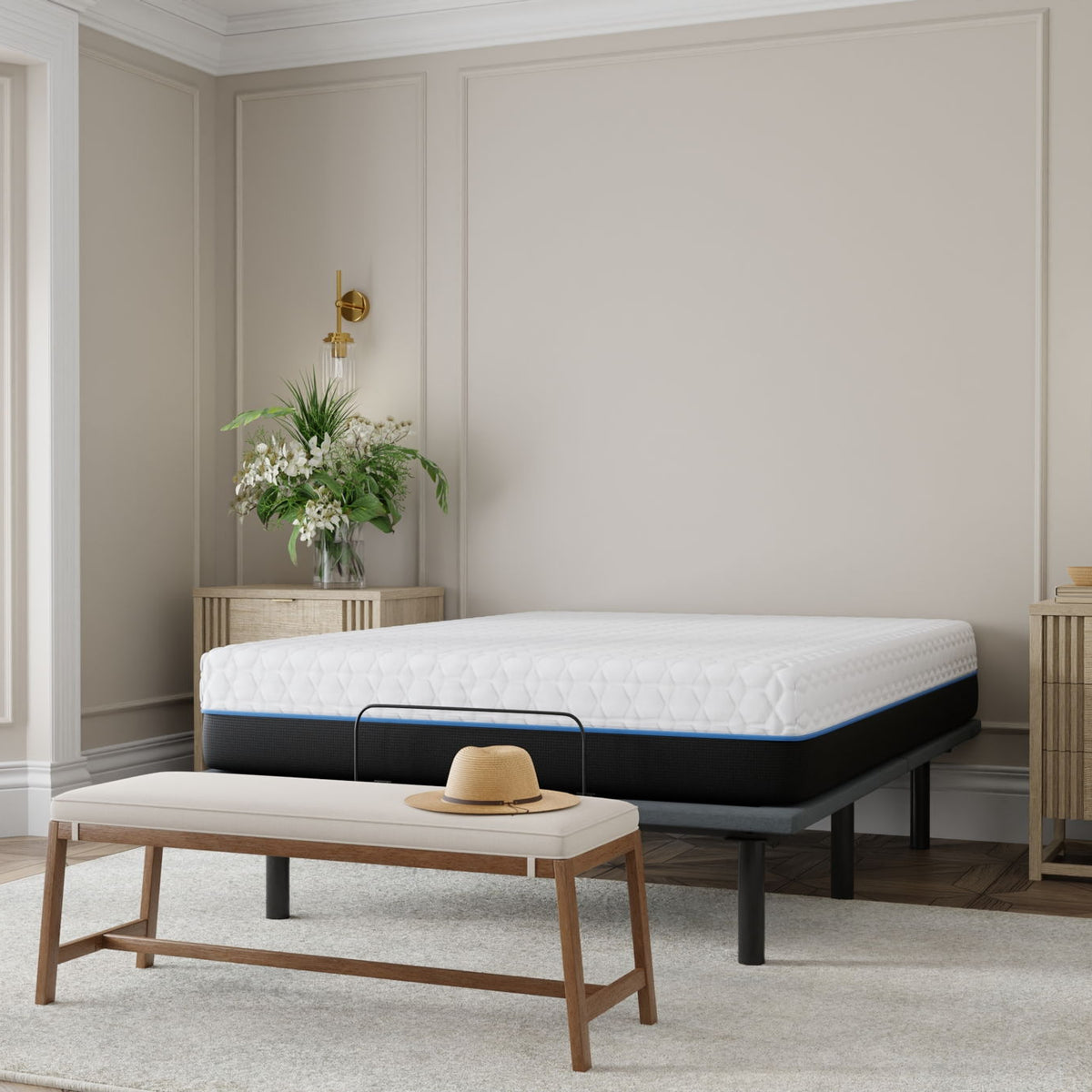 Copper Lux - 12" Soft Memory Foam Mattress With Phase Change Cooling Fabric