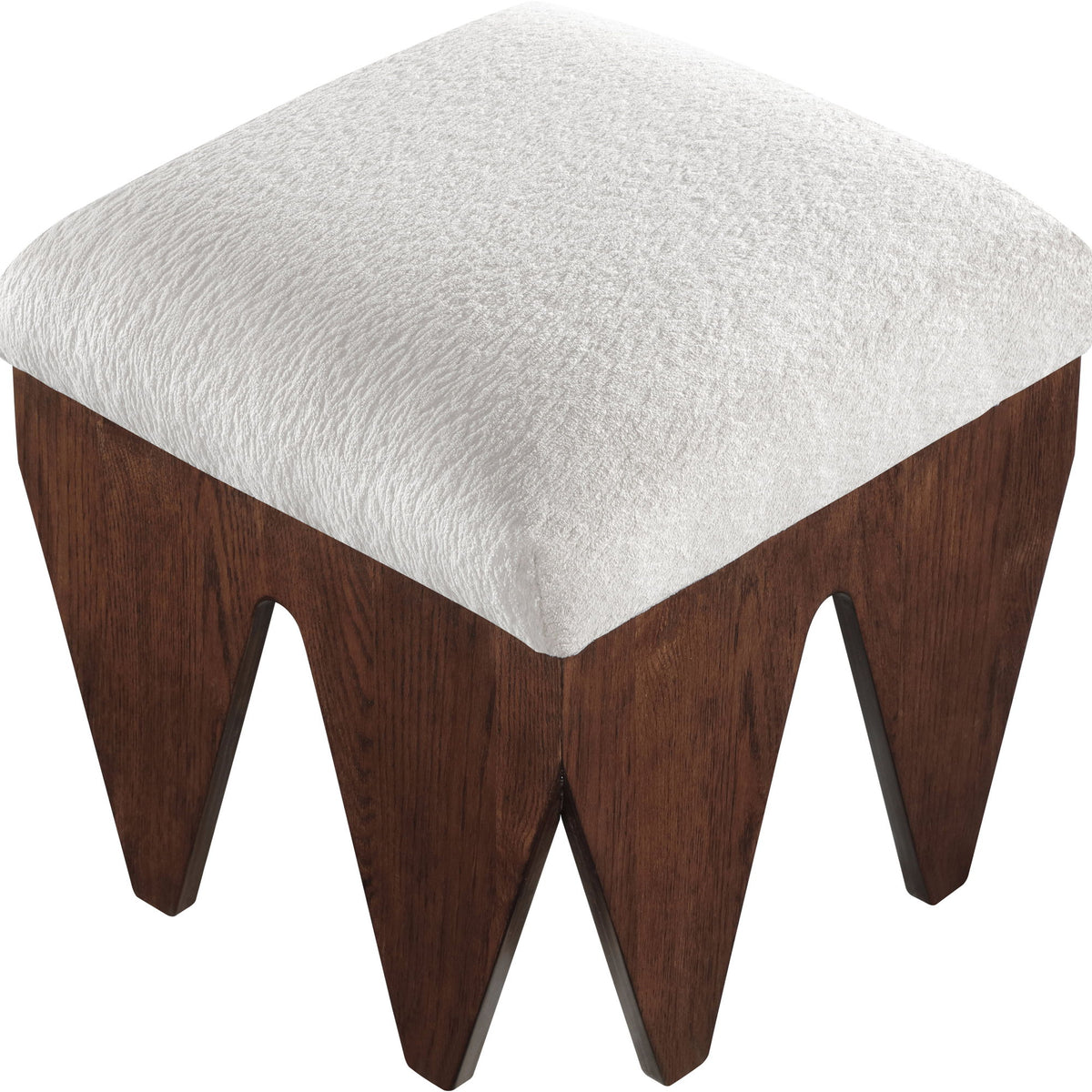 Altair - Fabric Bench - Dark Brown Base