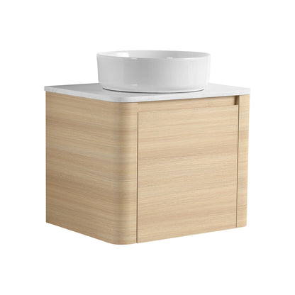 Mounted Bathroom Vanity With Art Sink & 2 Soft Close Doors