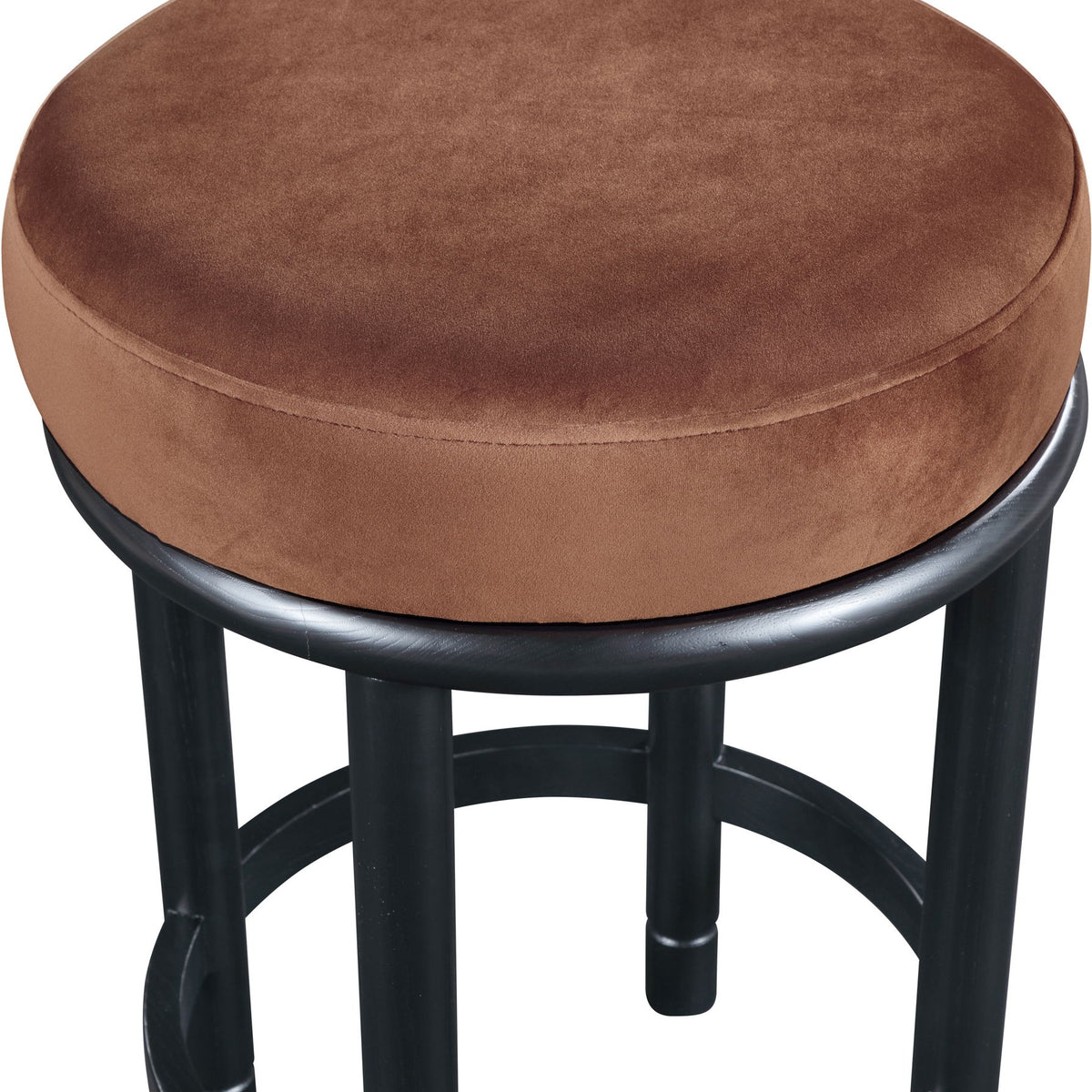 Monette - Counter Stool With Black Base