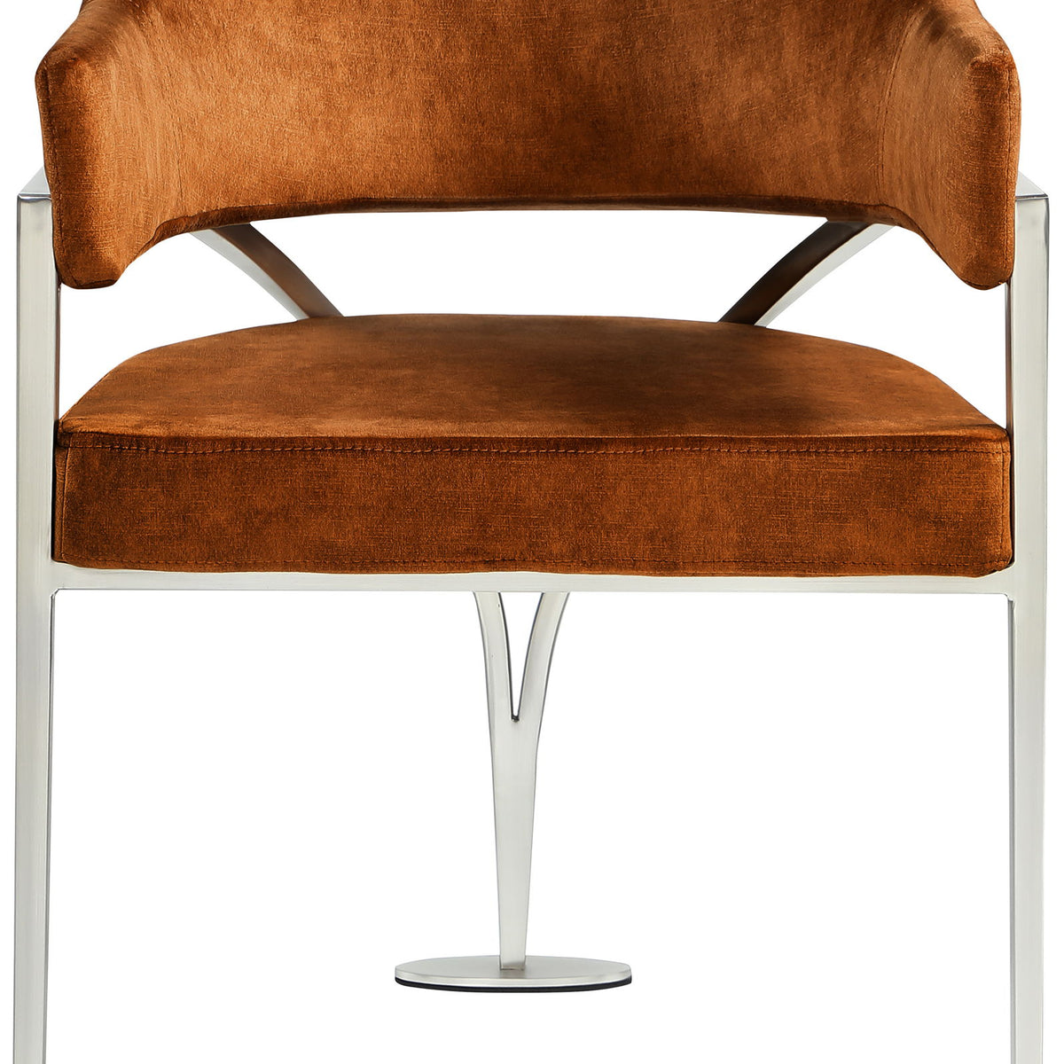 Madelyn - Dining Chair (Set of 2) - Brushed Chrome