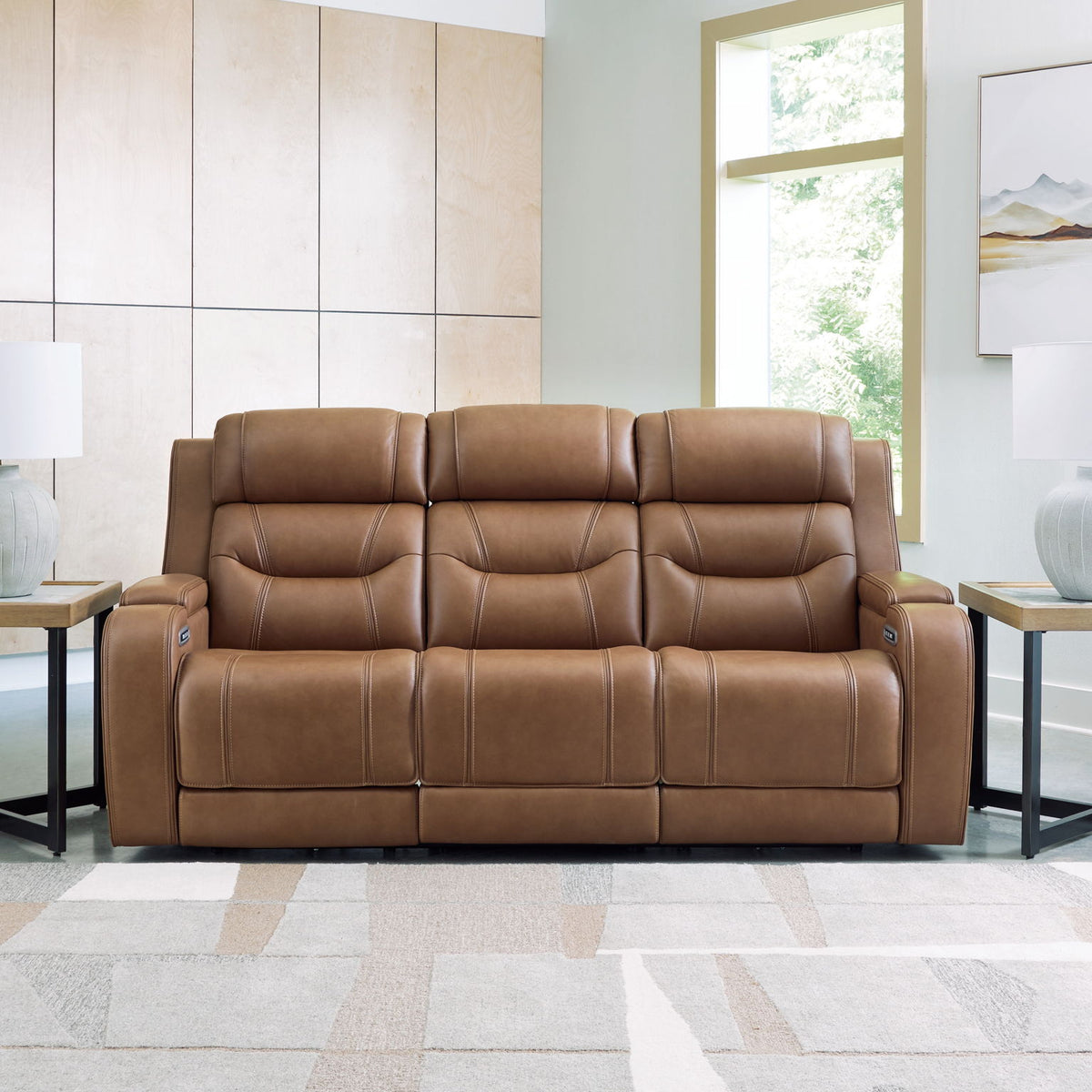 Knightington - Power Reclining Sofa With Audio Seating