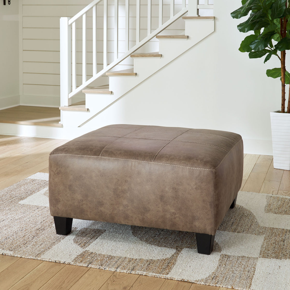 Navi - Fossil - Oversized Accent Ottoman
