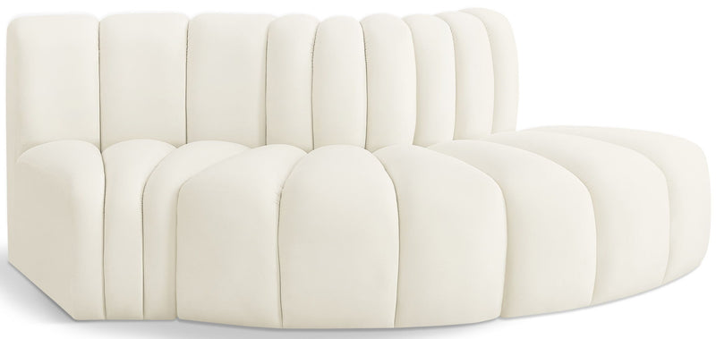 Arc - Velvet 3 Piece Modular Sofa