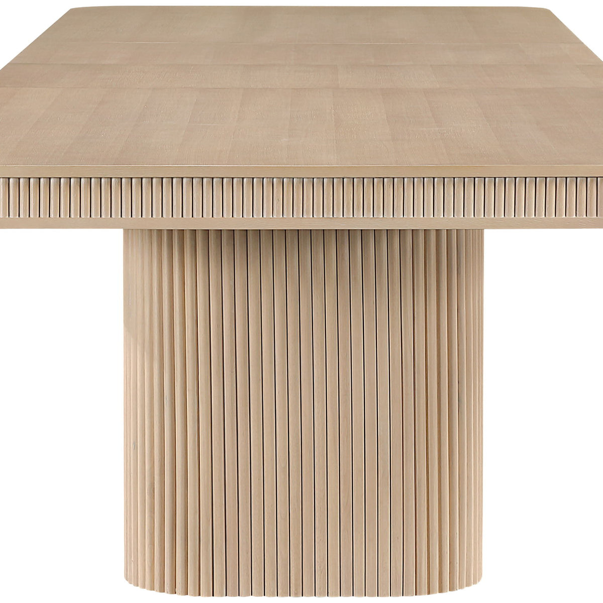 Mohari - Solid Wood And Oak Veneer 112" / 160" Dining Table