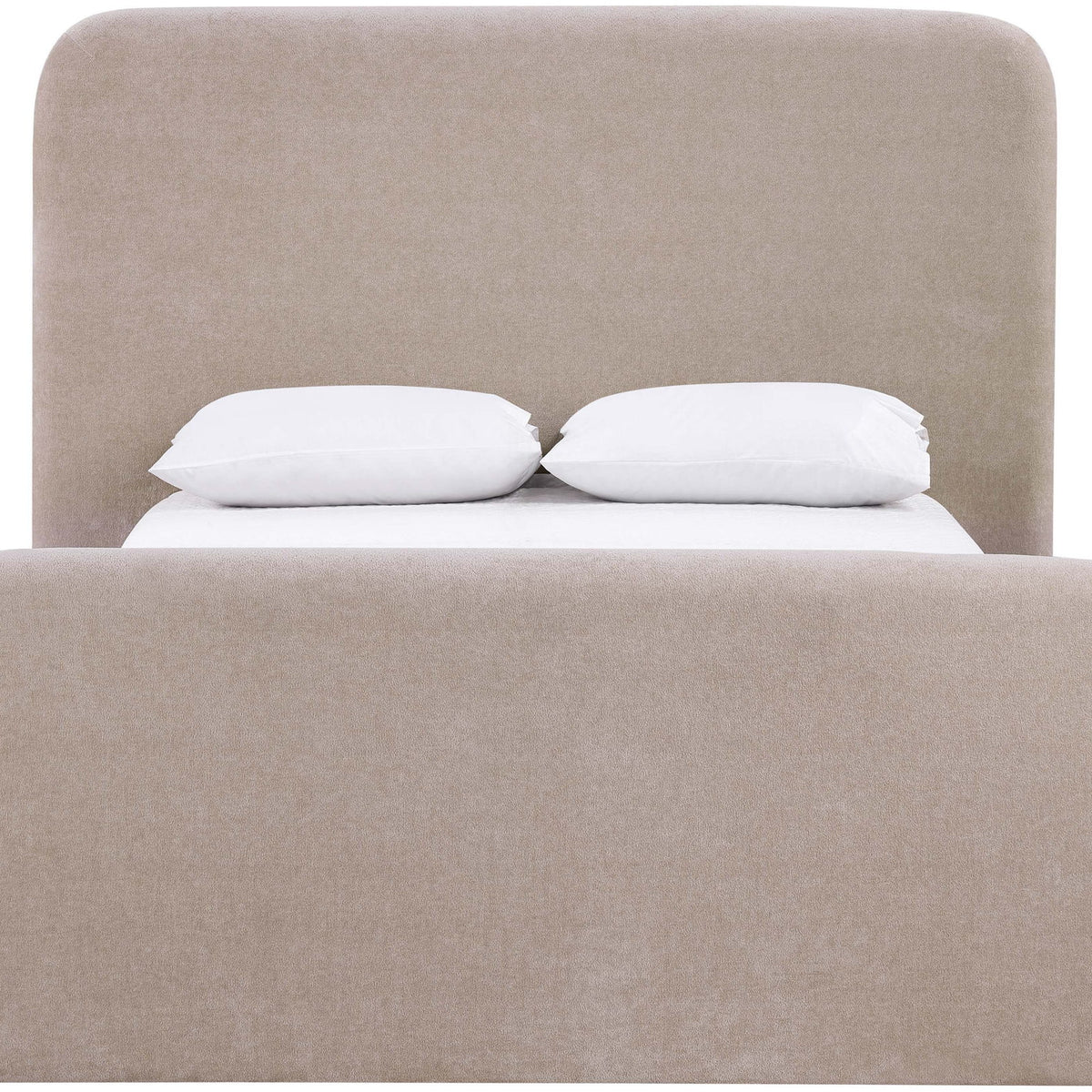 Fira - Chenille Fabric Upholstered Bed