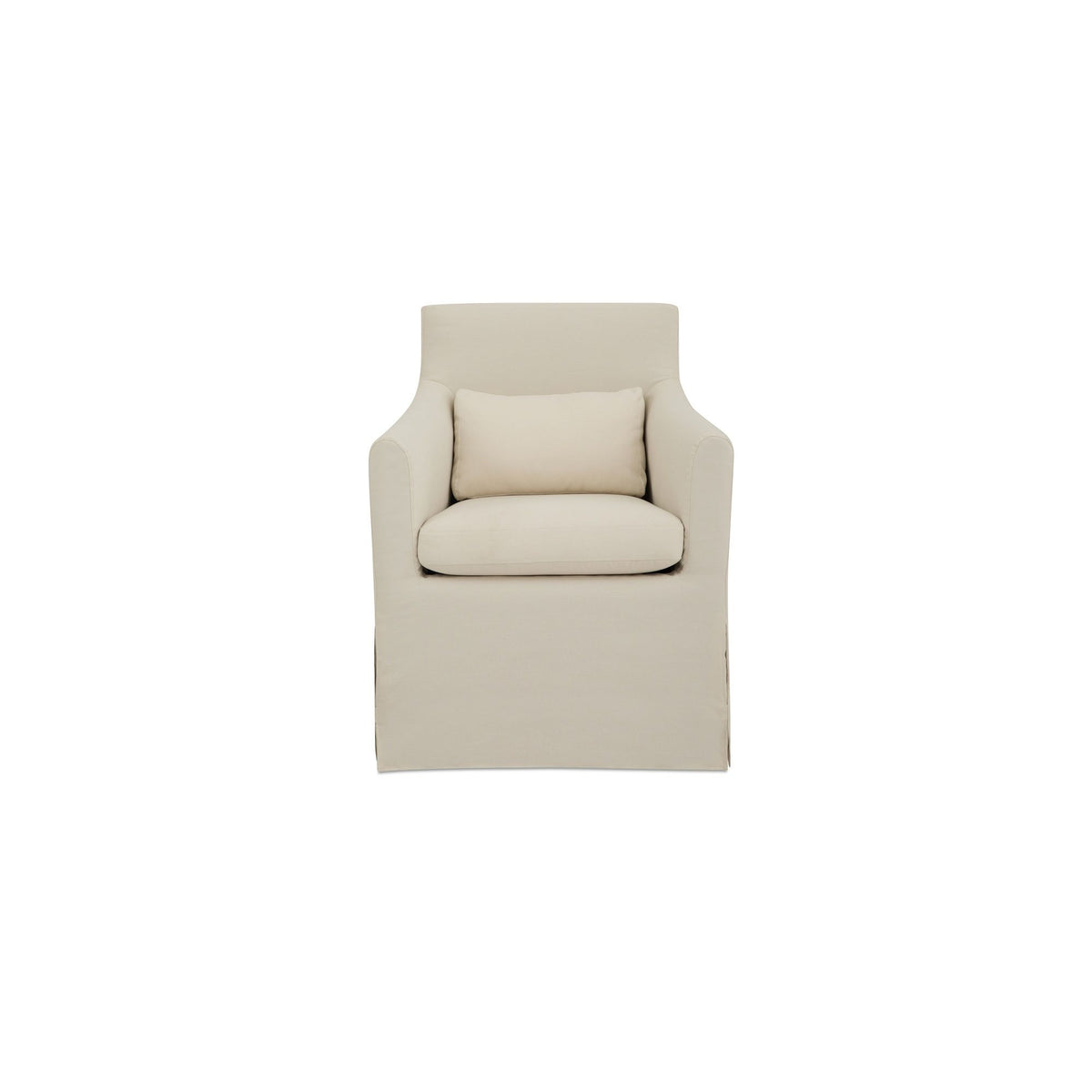 Lydia - Outdoor Slipcover Dining Chair - Cream