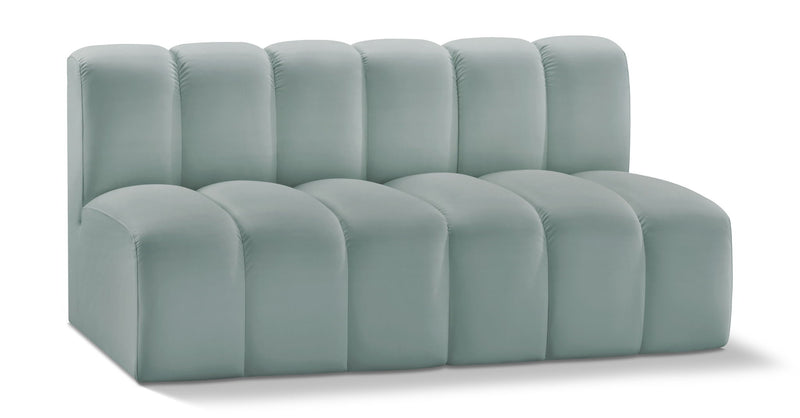 Arc - Faux Leather 2 Seats Modular Sofa