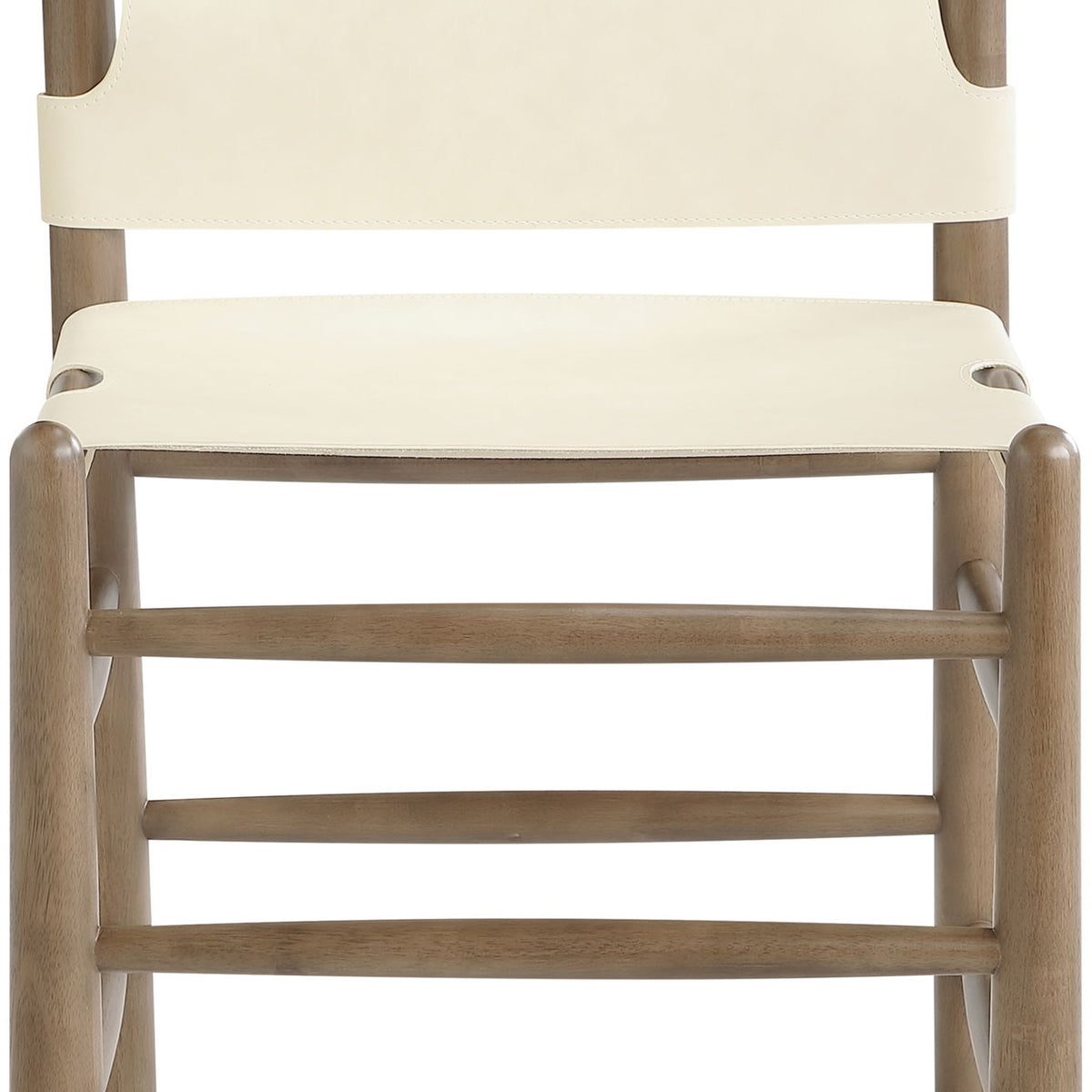 Santos - Vegan Leather Upholstered Dining Chair With Stained Brown Base (Set of 2)