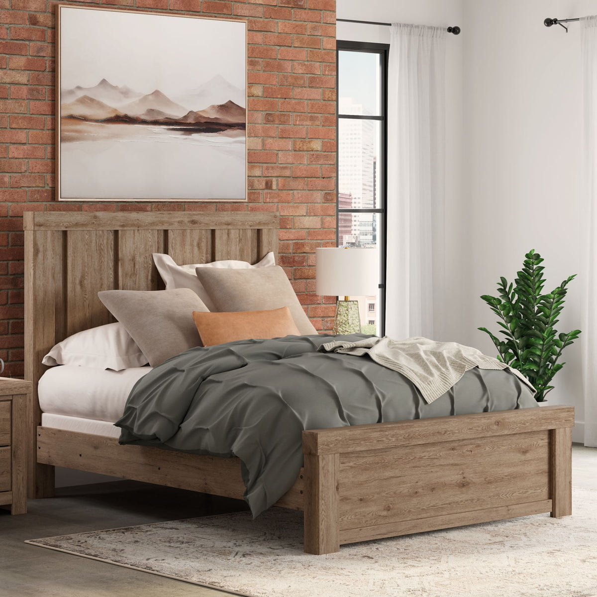 Oliandon - Panel Bed