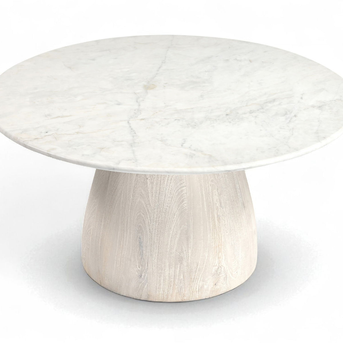 Liona - Marble And Mango Wood Table