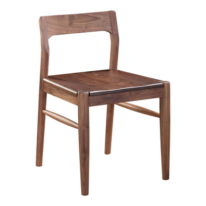 Owing - Dining Chair Chair (Set of 2) - Walnut Brown