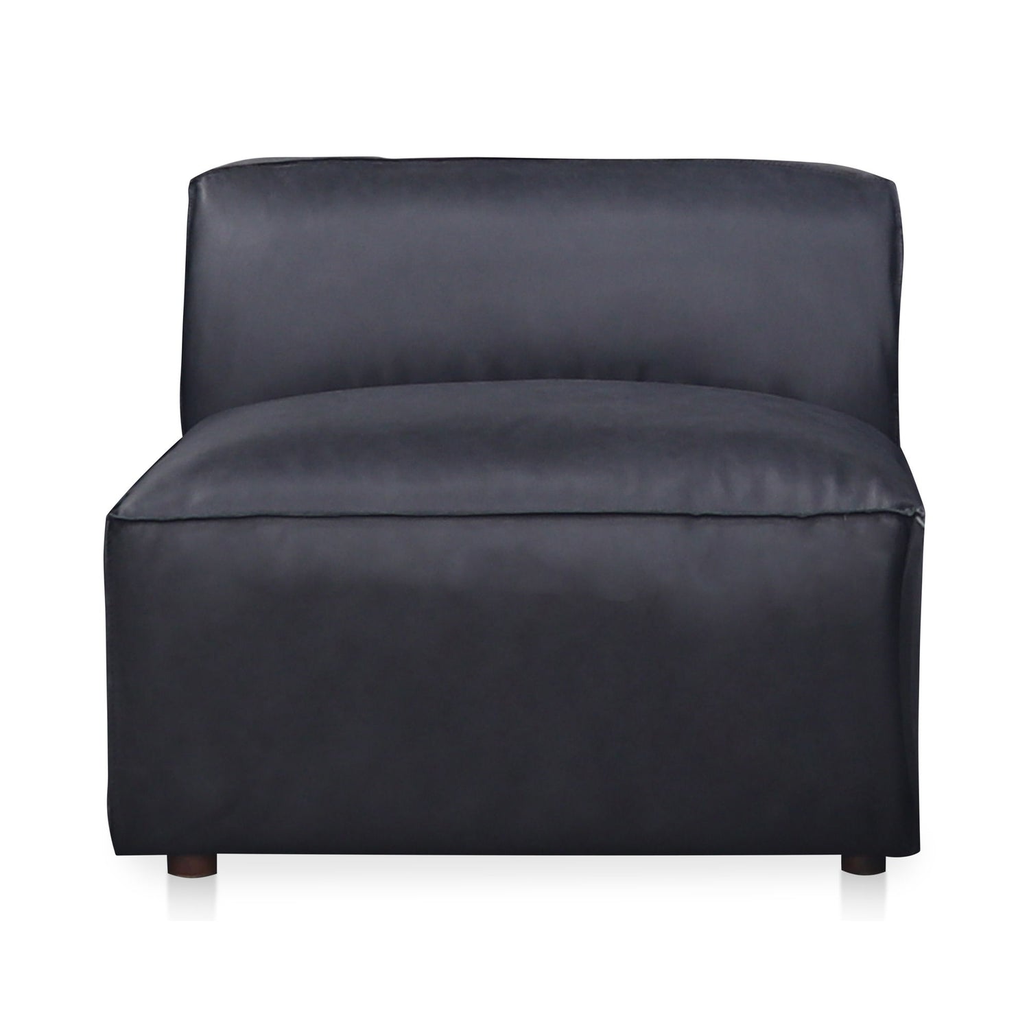 Form - Leather Slipper Chair - Vantage Black