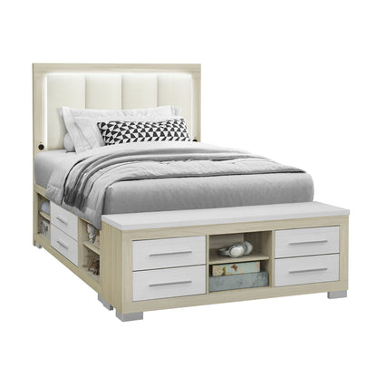 Emilia - 5 Piece Bedroom Set With Panel Headboard