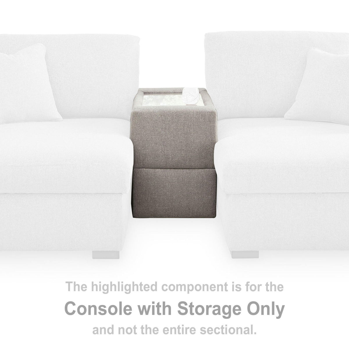 ModMax Luxe - Console With Storage - Flint
