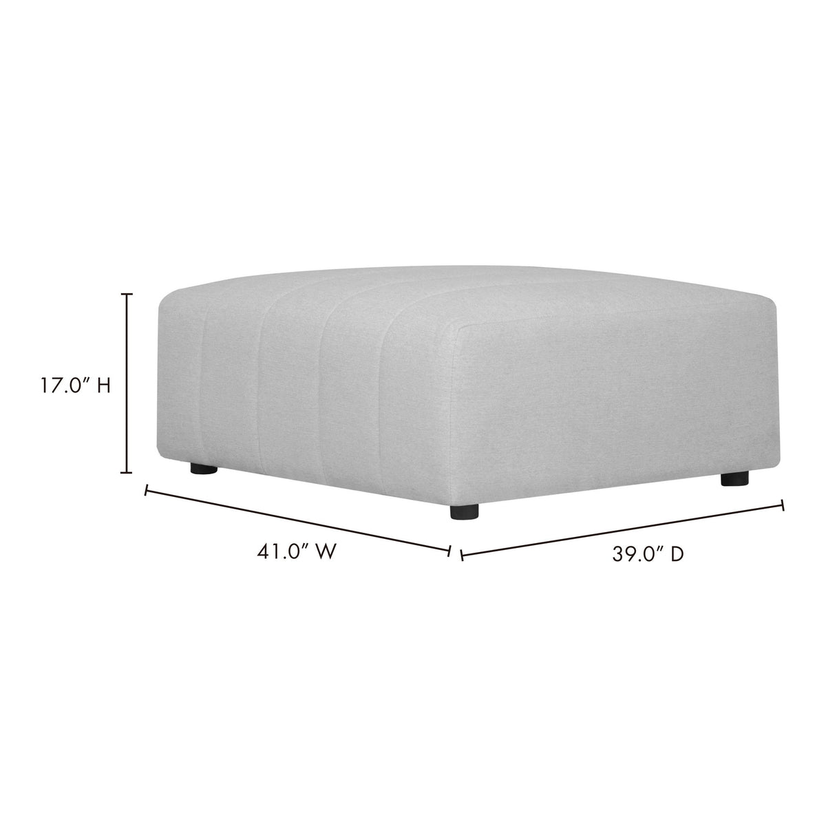 Lyric - Ottoman - Pearl Silver