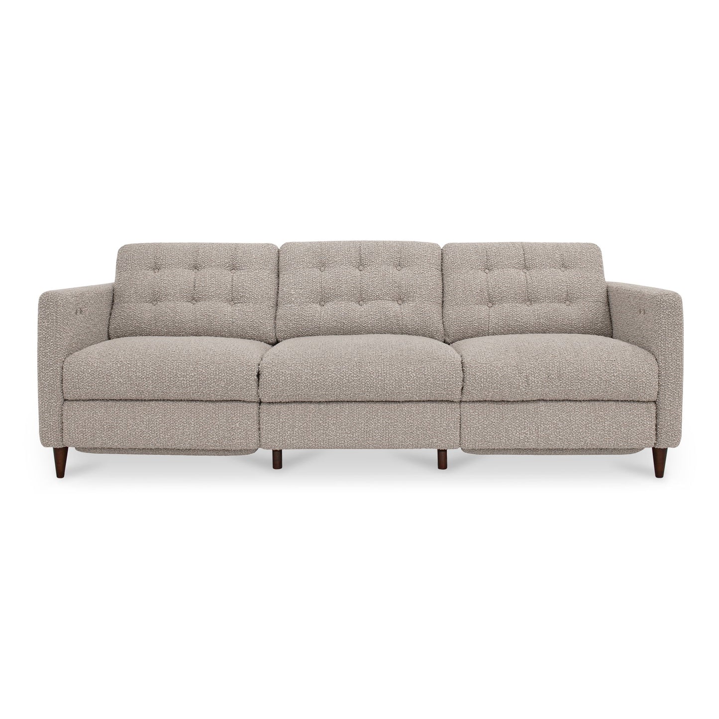 Bridgers - Power Recliner Sofa - Warm Grey