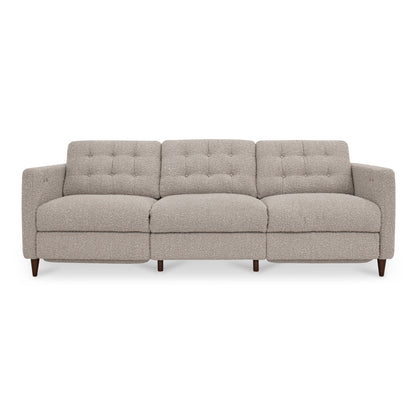 Bridgers - Power Recliner Sofa - Warm Grey