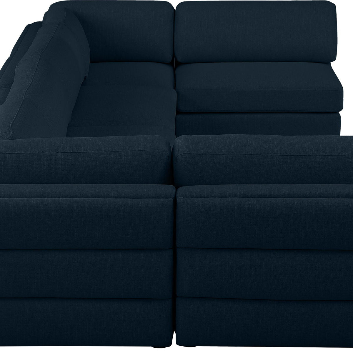 Beckham - 6 Piece Modular U-Shaped Armless Sectional