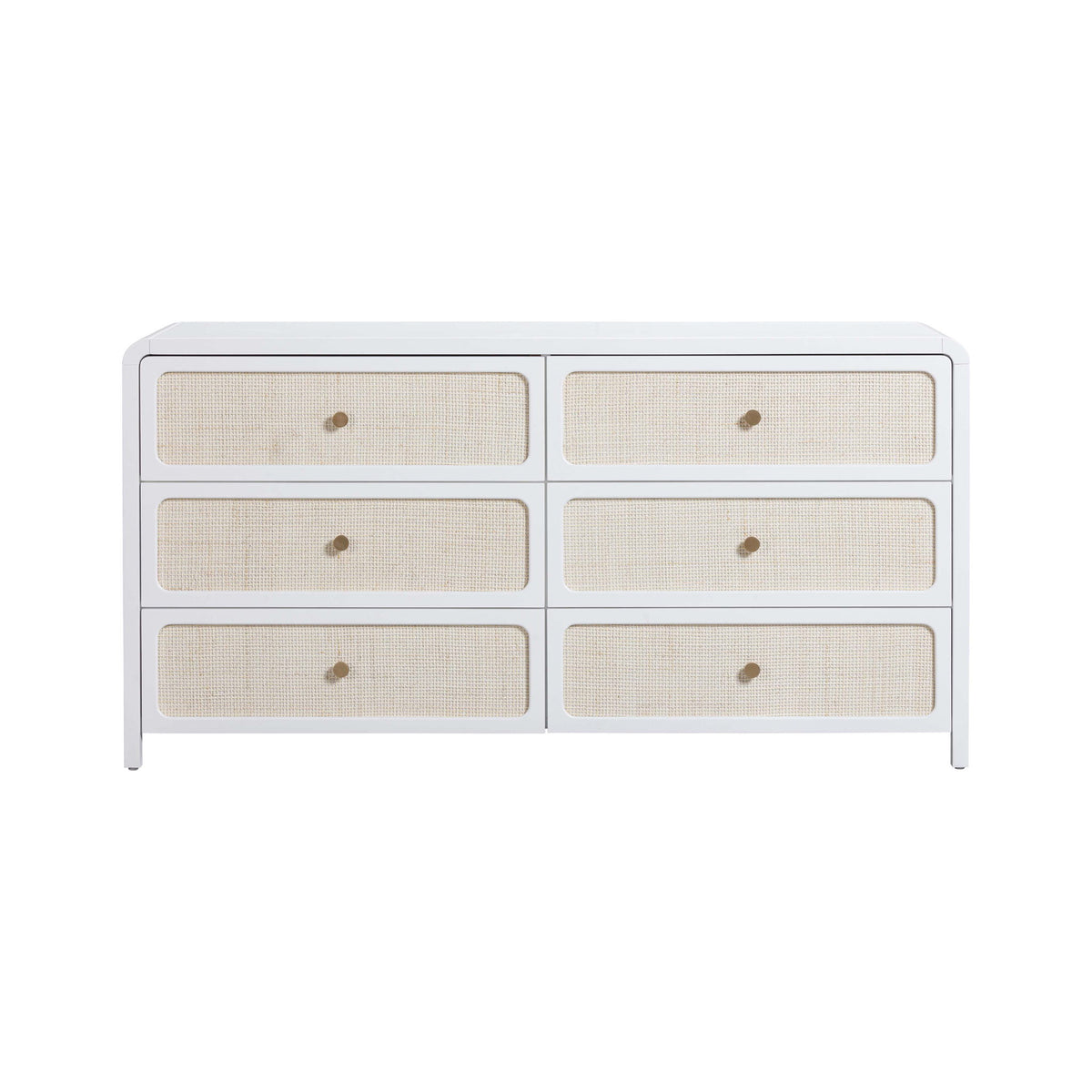 Patty - Rattan 6 Drawer Dresser
